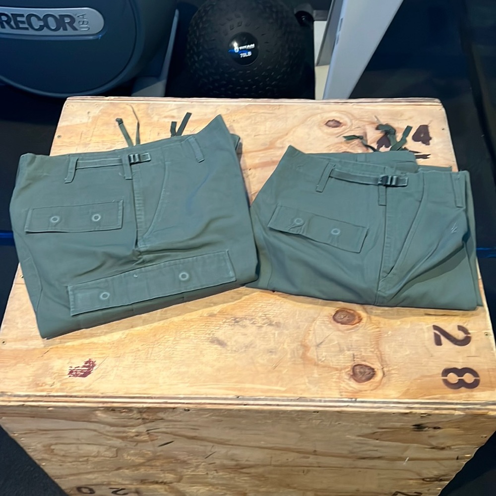 Tactical Mens Outdoor Rugged Relaxed Work Pants OD Green